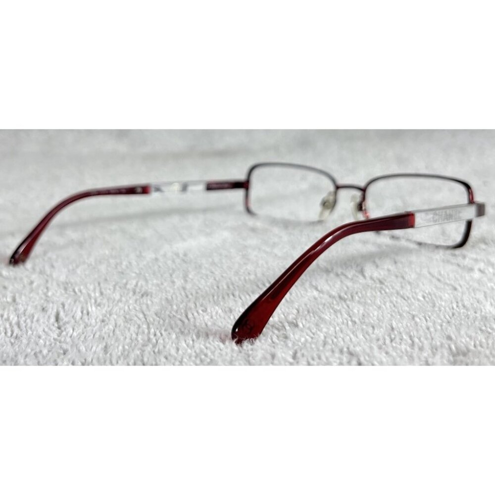 Chanel 2153 c.415 Marble Red Eyeglasses Collection Miroir Frames 53-16-135 Italy - Picture 5 of 9